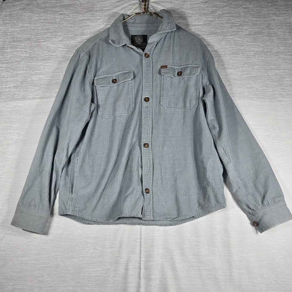 Buffalo David Bitton Corduroy Jacket Mens Medium Grey
